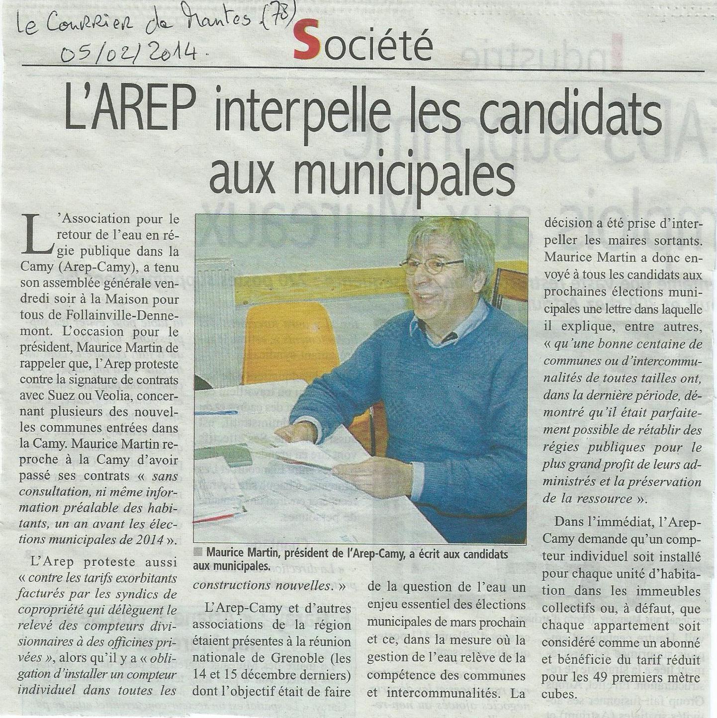 Prix et compteurs : dans les Yvelines, l’AREP interpelle les candidats
